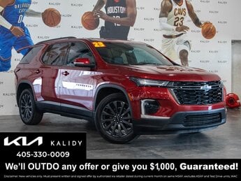2023 Radiant Red Tintcoat Chevrolet Traverse RS V6 Cylinder Engine Automatic FWD 4 Door
