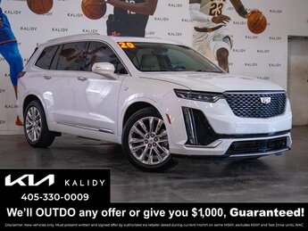 2020 Crystal White Tricoat Cadillac XT6 FWD Premium Luxury SUV 4 Door FWD