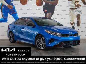 2024 Sporty Blue Kia Forte GT-Line 4 Cylinder Engine Car Automatic (CVT)