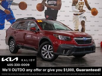 2020 Crimson Red Pearl Subaru Outback Premium 4 Cylinder Engine AWD 4 Door