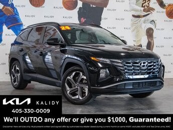 2024 Black Pearl Hyundai Tucson SEL Automatic 4 Door 4 Cylinder Engine SUV FWD
