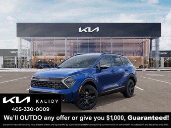 2025 Sapphire Blue Kia Sportage X-Line 4 Cylinder Engine SUV Automatic 4 Door AWD