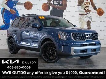 2023 Midnight Lake Blue Kia Telluride EX X-Line Automatic AWD 4 Door V6 Cylinder Engine
