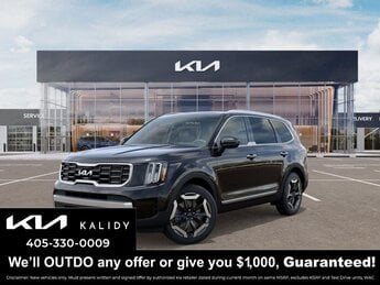 2025 Ebony Black Kia Telluride S FWD 4 Door Automatic