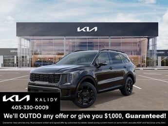 2025 Ebony Black Kia Sorento X-LINE SX AWD SUV AWD 4 Door