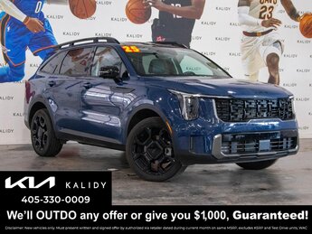 2025 Midnight Lake Blue Kia Sorento X-Line SX 4 Cylinder Engine AWD 4 Door SUV Manual