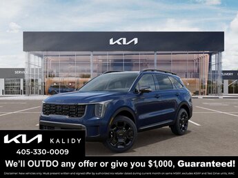 2025 Midnight Lake Blue Kia Sorento X-Line SX AWD SUV 4 Door 4 Cylinder Engine