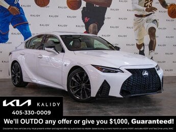 2023 Ultra White Lexus IS IS 350 F SPORT 4 Door V6 Cylinder Engine RWD