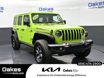 2021 Limited Edition Gecko Clear Coat Jeep Wrangler Unlimited Rubicon Automatic 4 Door SUV 2.0L I4 DOHC Engine 4X4