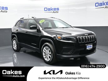 2020 Diamond Black Crystal Pearlcoat Jeep Cherokee Latitude SUV 4X4 Automatic