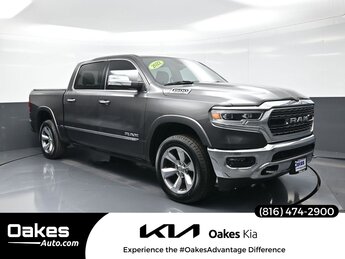 2022 Granite Crystal Metallic Clearcoat Ram 1500 Limited Automatic 4 Door HEMI 5.7L V8 Multi Displacement VVT Engine Truck