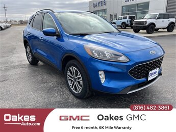 2021 Blue Ford Escape SEL Automatic 1.5L EcoBoost Engine SUV AWD 4 Door
