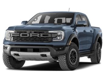 2025 Azure Gray Metallic Tri-Coat Ford Ranger Raptor 4 Door 4X4 3.0L EcoBoost V6 Engine Truck Automatic