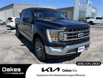 2021 Black Metallic Ford F-150 Lariat 4 Door Automatic 5.0L V8 Engine 4X4