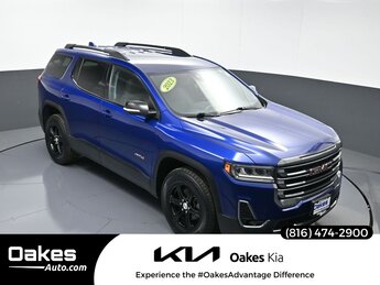 2023 Ultra Blue Metallic GMC Acadia AT4 SUV AWD 4 Door 3.6L V6 SIDI Engine