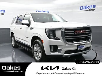 2021 White Frost Tricoat GMC Yukon SLT EcoTec3 5.3L V8 Engine 4 Door 4X4