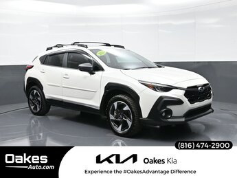 2024 Crystal White Pearl Subaru Crosstrek Limited 4 Door SUV AWD Automatic (CVT) 2.5L 4-Cylinder DOHC 16V Engine