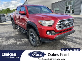 2017 Maroon Toyota Tacoma TRD Off-Road V6 Engine Automatic Truck