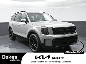 2025 Wolf Gray Kia Telluride EX X-Line 3.8L V6 DOHC Engine 4 Door SUV Automatic
