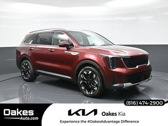 2025 Dawning Red Kia Sorento EX 4 Door FWD 2.5L I4 DGI Turbocharged DOHC 16V LEV3-SULEV30 281hp Engine