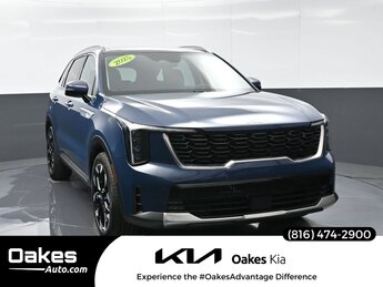 2025 Midnight Lake Blue Kia Sorento EX FWD Automatic 2.5L I4 DGI Turbocharged DOHC 16V LEV3-SULEV30 281hp Engine 4 Door SUV