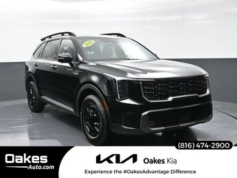 2025 Ebony Black Kia Sorento X-Pro SX Prestige 4 Door 2.5L I4 DGI Turbocharged DOHC 16V LEV3-SULEV30 281hp Engine Automatic AWD SUV