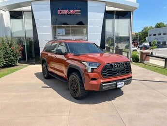 2024 Orange Toyota Sequoia TRD Pro V6 Hybrid Engine Automatic SUV 4 Door 4X4