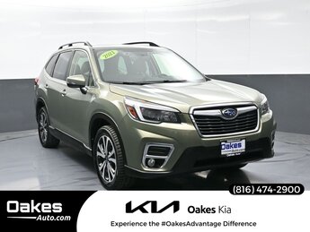 2021 Jasper Green Metallic Subaru Forester Limited 2.5L 4-Cylinder DOHC 16V VVT Engine SUV 4 Door