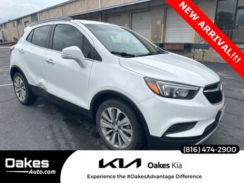 2018 Summit White Buick Encore Preferred FWD ECOTEC 1.4L I4 SMPI DOHC Turbocharged VVT Engine SUV