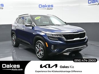 2023 Dark Ocean Blue/Black Roof Kia Seltos SX I4 Engine Automatic AWD SUV 4 Door