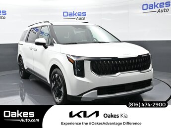 2025 Snow White Pearl Kia Carnival EX 4 Door V6 Engine Van