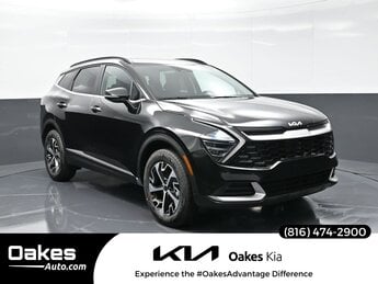 2025 Fusion Black Kia Sportage Hybrid EX AWD SUV 4 Door Automatic I4 Engine
