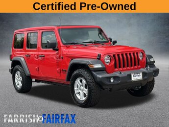 2021 Jeep Wrangler Unlimited Sport S SKY ONE TOUCH 4X4 Manual 4 Door