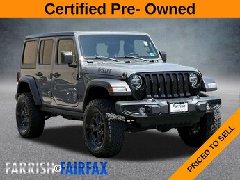 2021 Sting-Gray Clearcoat Jeep Wrangler Unlimited Willys SUV 4 Door 3.0L V6 Turbodiesel Engine