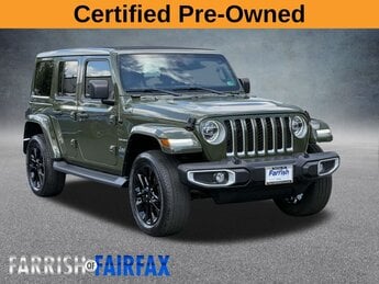 2021 Sarge Green Clearcoat Jeep Wrangler Unlimited Sahara 4xe 4 Door 2.0L I4 DOHC Engine Automatic 4X4