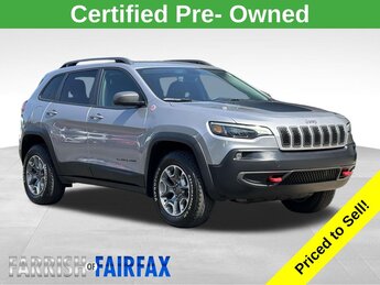 2020 Billet Silver Metallic Clearcoat Jeep Cherokee Trailhawk 3.2L V6 Engine SUV 4X4