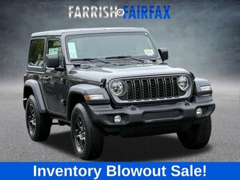 2025 Granite Crystal Metallic Clearcoat Jeep Wrangler Sport 4X4 Automatic 2.0L I4 DOHC Engine