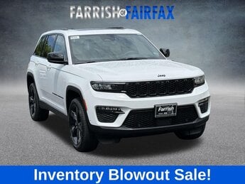 2025 Bright White Clearcoat Jeep Grand Cherokee Limited Automatic SUV 4 Door 4X4 3.6L V6 24V VVT Engine