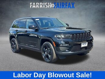 2025 Diamond Black Crystal Pearlcoat Jeep Grand Cherokee Limited SUV 4 Door 3.6L V6 24V VVT Engine