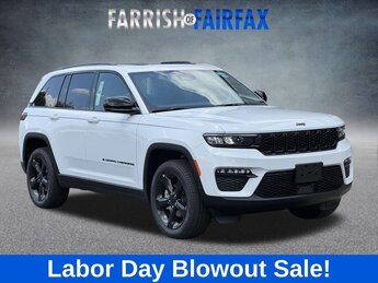 2025 Bright White Clearcoat Jeep Grand Cherokee Limited 4 Door SUV 3.6L V6 24V VVT Engine