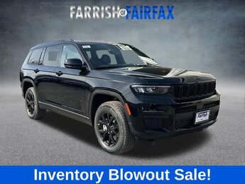 2025 Diamond Black Crystal Pearlcoat Jeep Grand Cherokee L Altitude X Automatic 3.6L V6 24V VVT Engine SUV 4X4