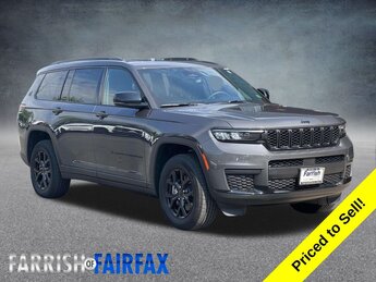 2025 Baltic Gray Metallic Clearcoat Jeep Grand Cherokee L Altitude X 3.6L V6 24V VVT Engine Automatic SUV 4X4 4 Door