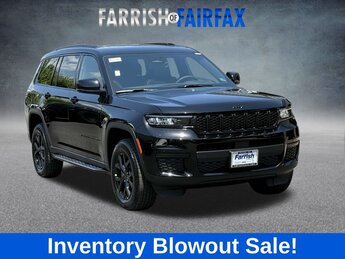2025 Diamond Black Crystal Pearlcoat Jeep Grand Cherokee L Altitude X 4 Door 4X4 3.6L V6 24V VVT Engine Automatic