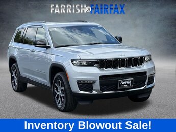 2025 Silver Zynith Jeep Grand Cherokee L Limited 4X4 3.6L V6 24V VVT Engine 4 Door