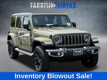 2025 Jeep Wrangler Sahara 4xe Automatic 2.0L I4 DOHC Engine SUV 4 Door 4X4