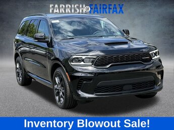 2025 DB Black Crystal Clearcoat Dodge Durango R/T Plus SUV AWD HEMI 5.7L V8 Multi Displacement VVT Engine 4 Door Automatic