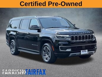 2024 Diamond Black Crystal Pearlcoat Jeep Wagoneer L Series II Automatic 4X4 4 Door 3.0L I6 Engine