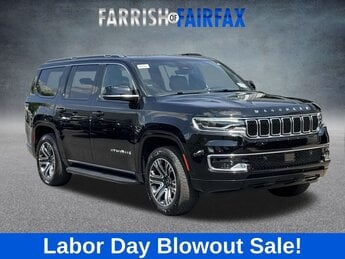 2025 Diamond Black Crystal Pearlcoat Jeep Wagoneer Base 4X4 Automatic 4 Door SUV 3.0L I6 Engine
