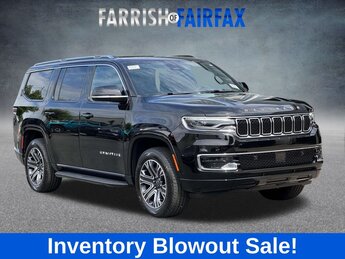2025 Diamond Black Crystal Pearlcoat Jeep Wagoneer Base Automatic 3.0L I6 Engine 4X4
