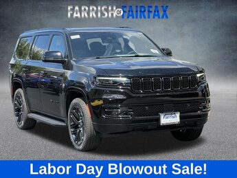 2025 Diamond Black Crystal Pearlcoat Jeep Wagoneer Series II 4 Door SUV 3.0L I6 Engine 4X4